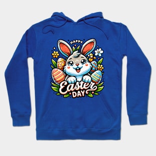 Happy Easter Day Bunny Hoodie